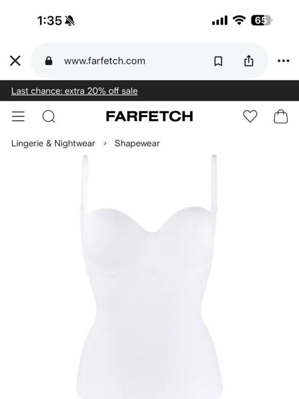 Wolford White Seamless Shapewear Bodysuit Size Small / D Cup